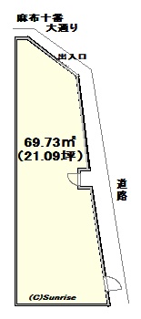 麻布十番 徒歩3分 構造:鉄骨鉄筋コンクリート造