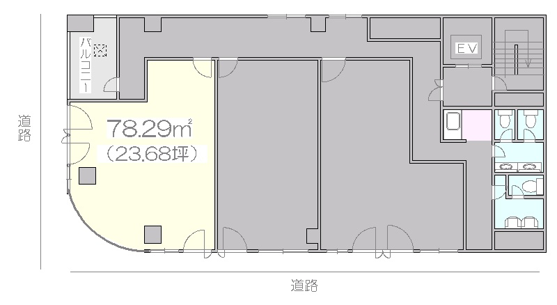 新橋 徒歩8分 構造:鉄骨造